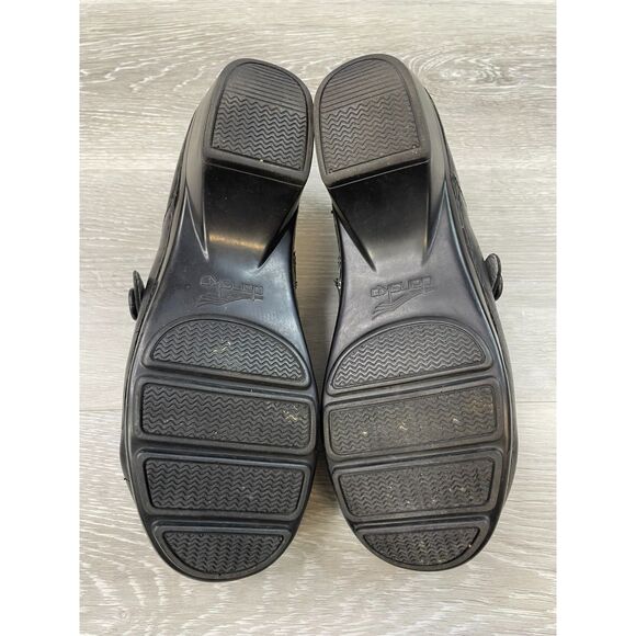 Dansko Womens Clogs Leather Black 9 Slip On Comfort Work Nurse Cushioned Shoes - Picture 6 of 11
